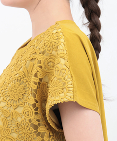 チチカカ |フラワーレース切替プルオーバー