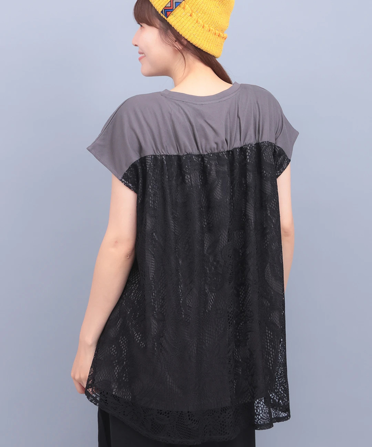 チチカカ |バックレースレイヤードプルオーバー