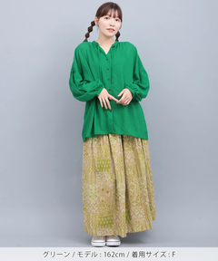 チチカカ |袖ボリュームシアーブラウス