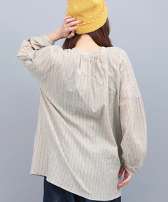 チチカカ |袖ボリュームシアーブラウス