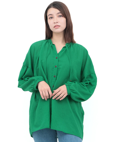 チチカカ |袖ボリュームシアーブラウス