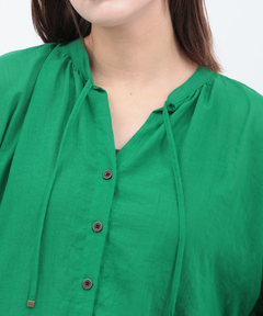 チチカカ |袖ボリュームシアーブラウス