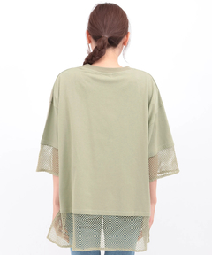 チチカカ |Orale! 裾メッシュレイヤード風プルオーバー
