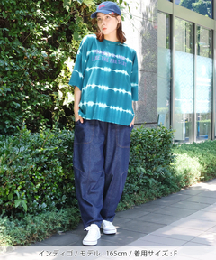 チチカカ |デニム切替テーパードパンツ