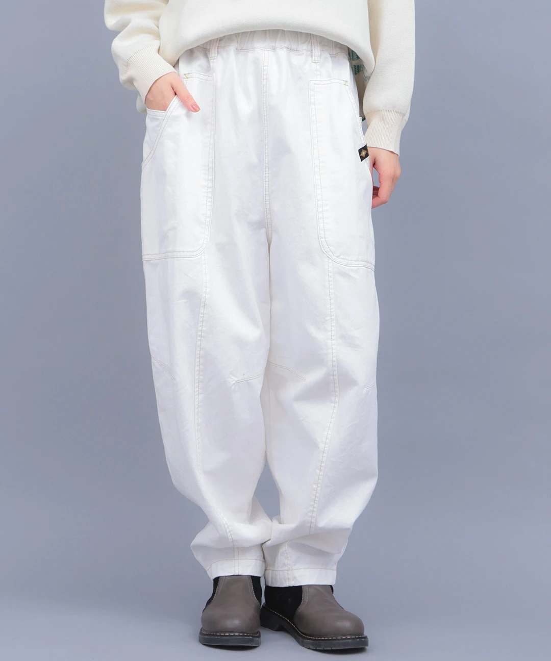 デニム切替テーパードパンツ / パンツ | エスニックファッション＆雑貨