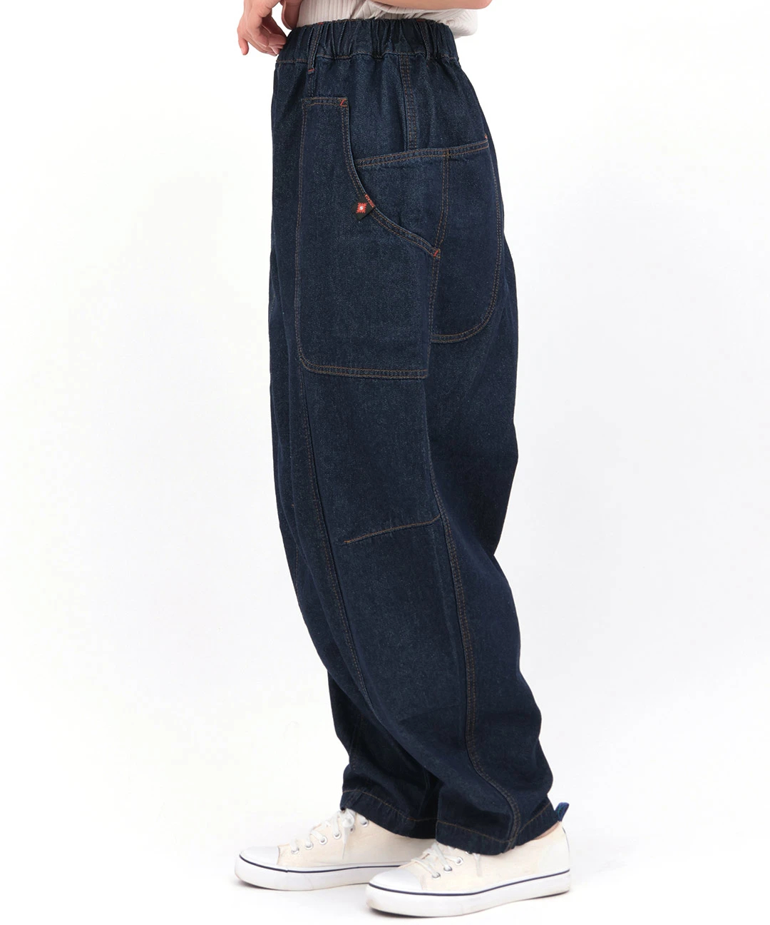 デニム切替テーパードパンツ / パンツ | エスニックファッション＆雑貨