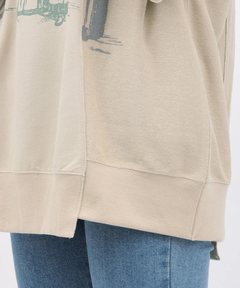 チチカカ |チョリータリメイク風裏毛プルオーバー