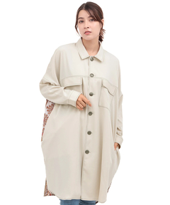 チチカカ |コンチョボタンドッキングシャツワンピース