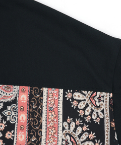 チチカカ |コンチョボタンドッキングシャツワンピース