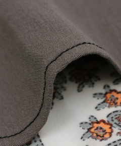 チチカカ |コンチョボタンドッキングシャツワンピース