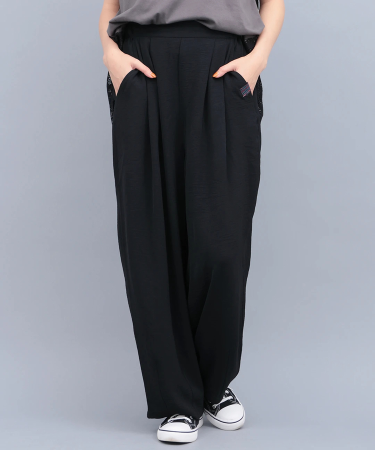 チチカカ |接触冷感タックコクーンパンツ