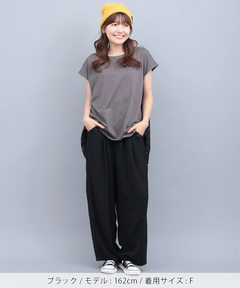 チチカカ |接触冷感タックコクーンパンツ