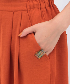 チチカカ |接触冷感タックコクーンパンツ