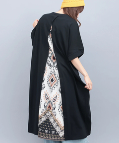 チチカカ |バックコンビプリントワンピース