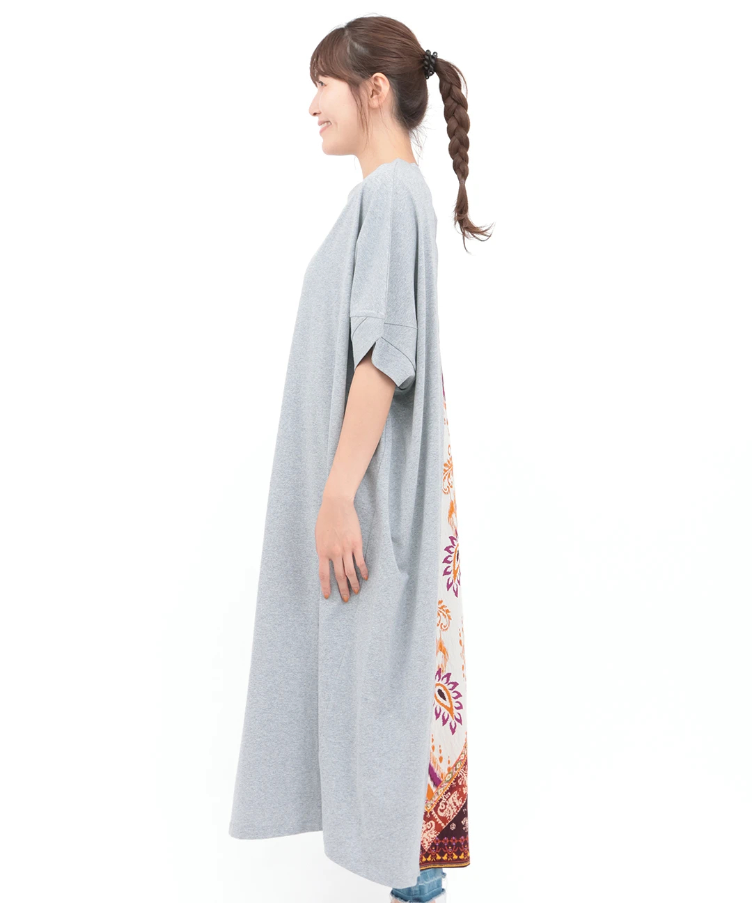 ワンピース PiChuchu バックコンビプリントワンピース / ワンピース | エスニック