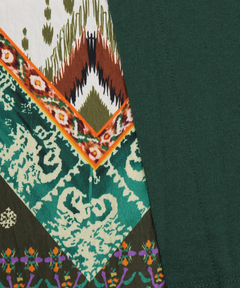 チチカカ |バックコンビプリントワンピース