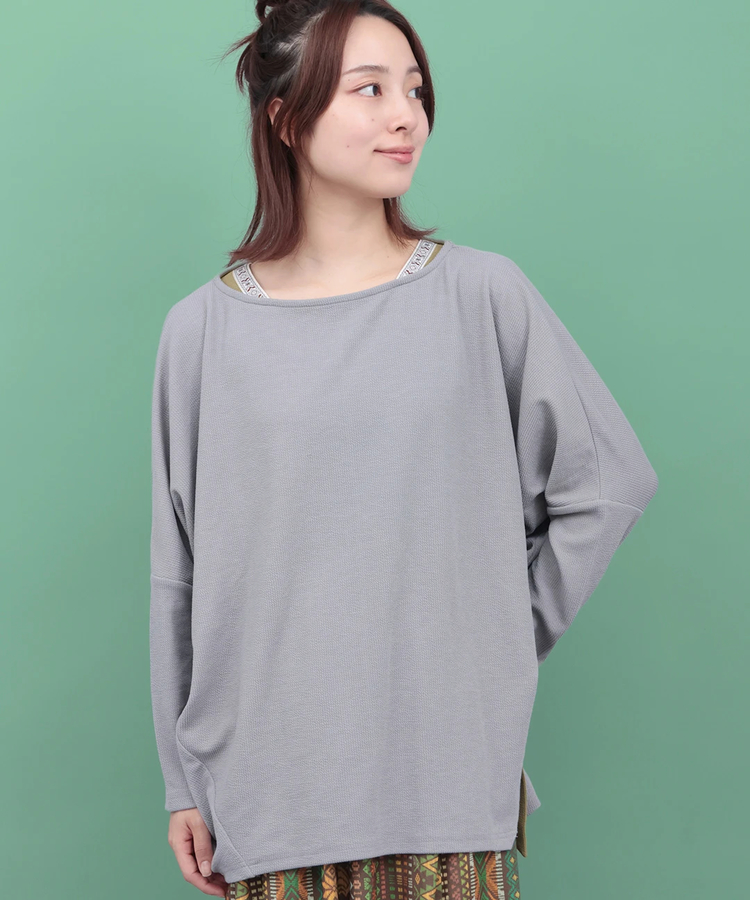 チチカカ |サカリバ肩チロリードルマンチュニック