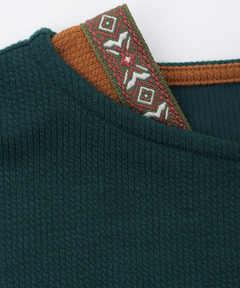 チチカカ |サカリバ肩チロリードルマンチュニック