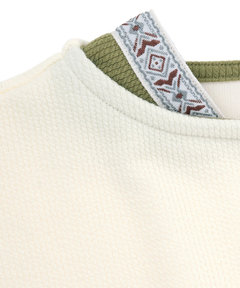 チチカカ |サカリバ肩チロリードルマンチュニック