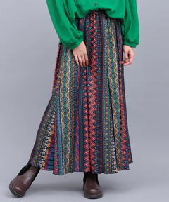 チチカカ |ファブリックプリントジャージースカート