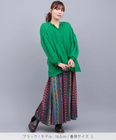 チチカカ |ファブリックプリントジャージースカート