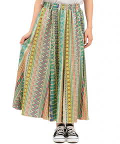 チチカカ |ファブリックプリントジャージースカート