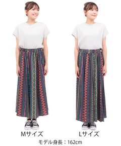 チチカカ |ファブリックプリントジャージースカート