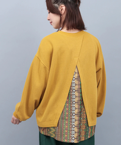 チチカカ |バックファブリックプリントプルオーバー