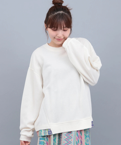 チチカカ |バックファブリックプリントプルオーバー