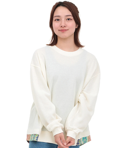 チチカカ |バックファブリックプリントプルオーバー