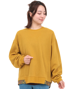 チチカカ |バックファブリックプリントプルオーバー