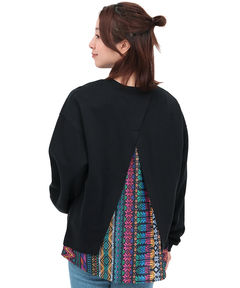チチカカ |バックファブリックプリントプルオーバー