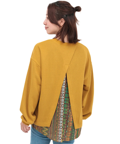 チチカカ |バックファブリックプリントプルオーバー