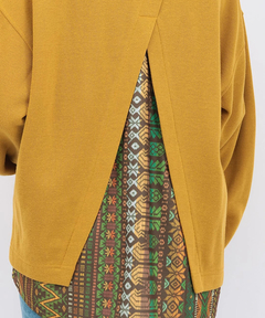 チチカカ |バックファブリックプリントプルオーバー