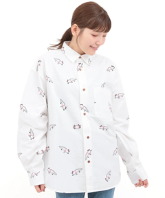 チチカカ |go slow caravan オックス総柄プリントシャツ【WEB限定】