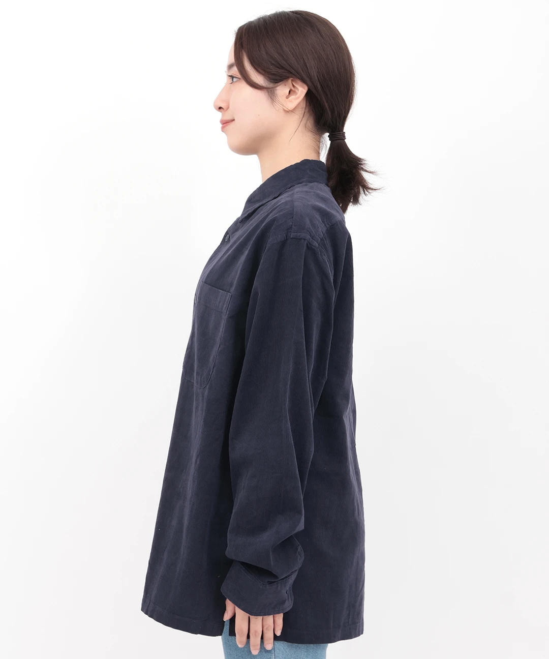 go slow caravan コーデュロイ前立て刺繍シャツ【WEB限定】 / シャツ