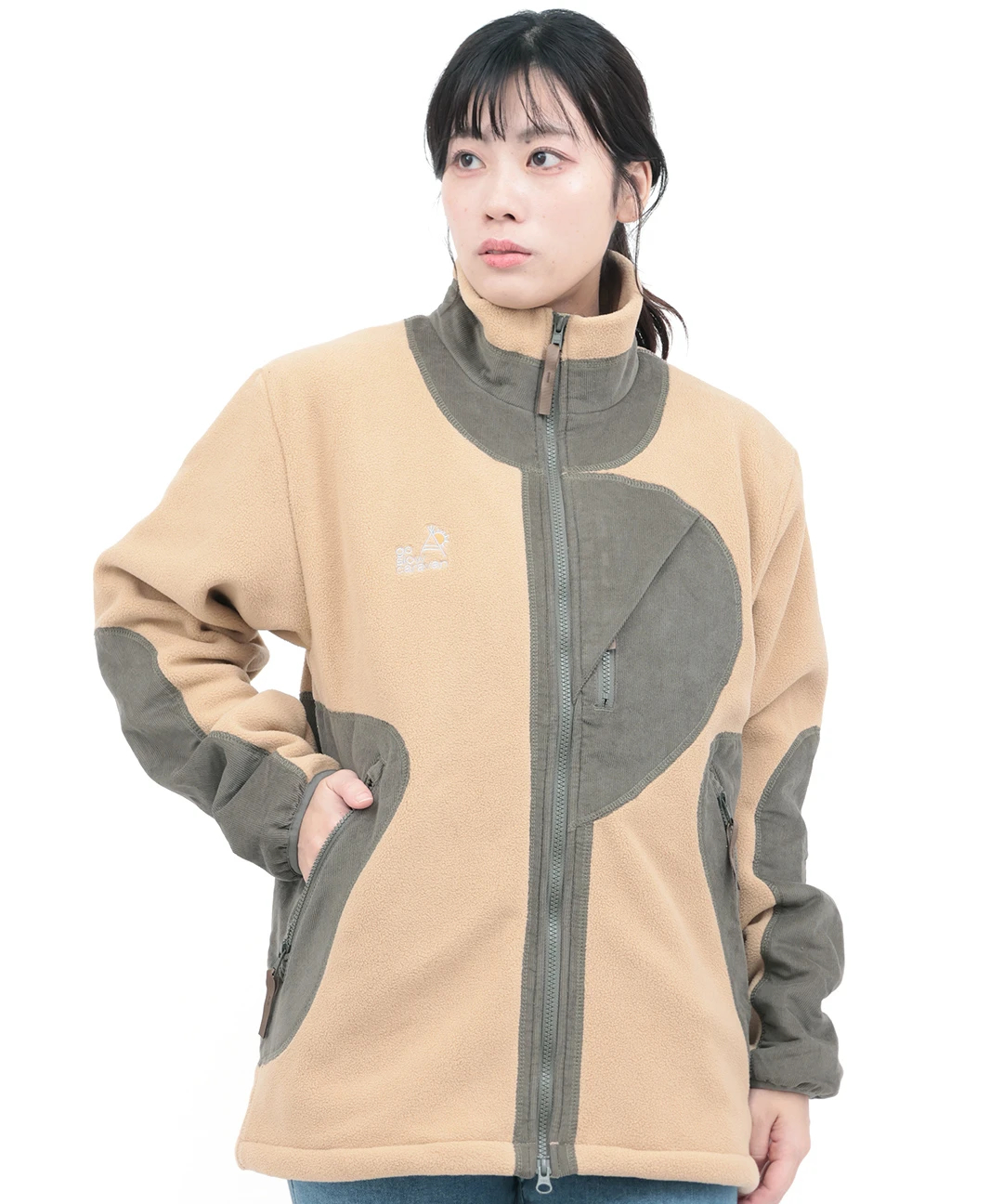 go slow caravan マイクロフリース×コーデュロイジャケット【WEB限定