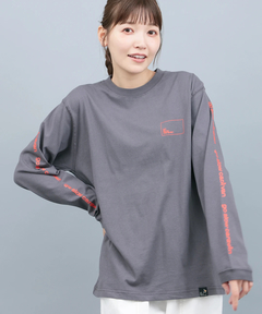 チチカカ |go slow caravan USAコットンスクエアロゴバックプリントTシャツ【WEB限定】