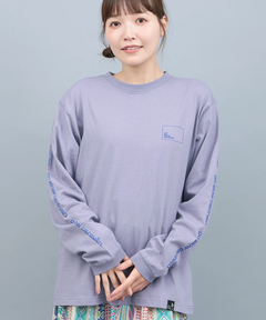 チチカカ |go slow caravan USAコットンスクエアロゴバックプリントTシャツ【WEB限定】