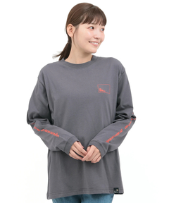 チチカカ |go slow caravan USAコットンスクエアロゴバックプリントTシャツ【WEB限定】