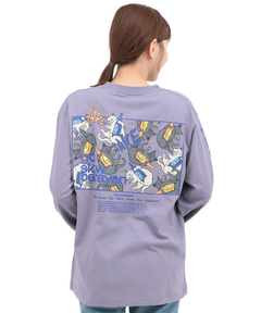 チチカカ |go slow caravan USAコットンスクエアロゴバックプリントTシャツ【WEB限定】