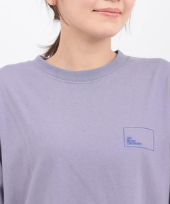 チチカカ |go slow caravan USAコットンスクエアロゴバックプリントTシャツ【WEB限定】