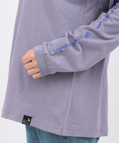 チチカカ |go slow caravan USAコットンスクエアロゴバックプリントTシャツ【WEB限定】