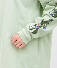 チチカカ |go slow caravan USAコットン柴犬と晩酌Tシャツ【WEB限定】