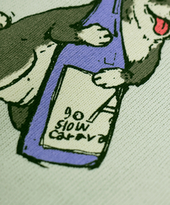 チチカカ |go slow caravan USAコットン柴犬と晩酌Tシャツ【WEB限定】