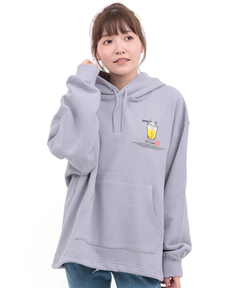 チチカカ |go slow caravan 猫と麦酒 裏毛ボックスフーディー【WEB限定】