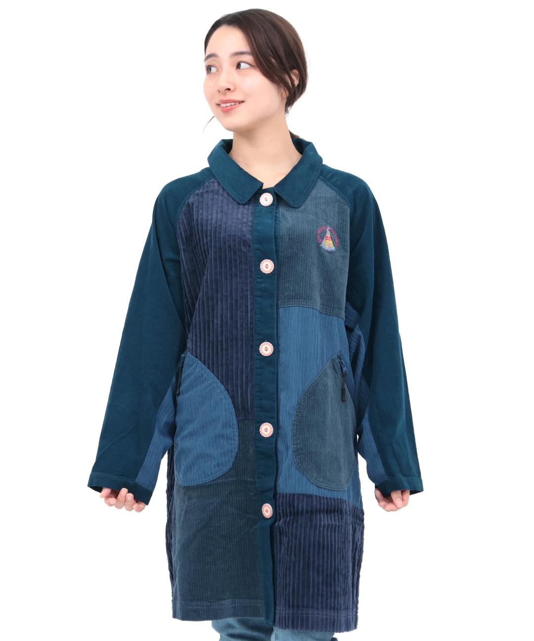 go slow caravan コーデュロイ切替ミドルコート【WEB限定】 / コート