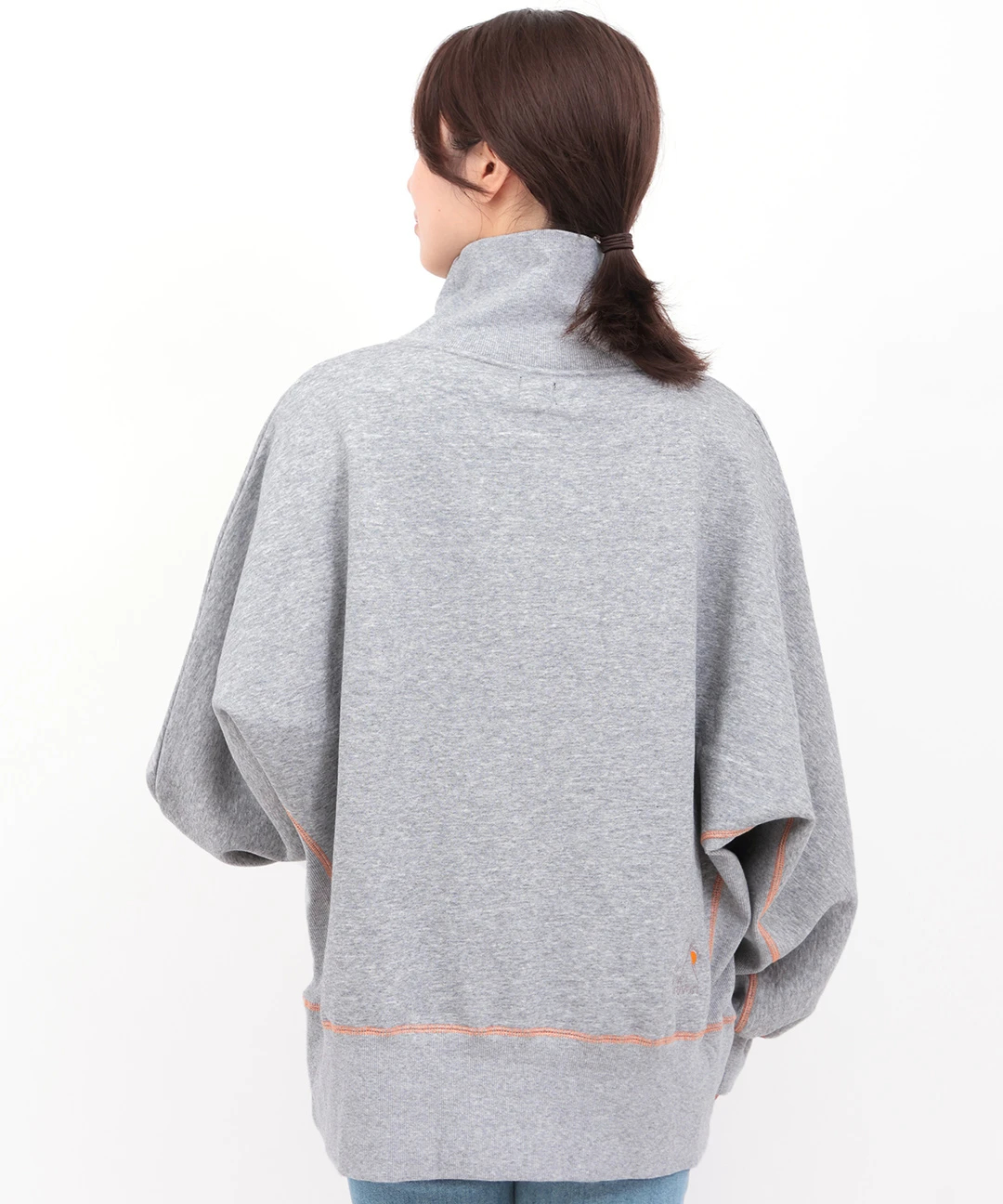 go slow caravan 裏起毛ハイネックドルマンジップスウェット【WEB限定