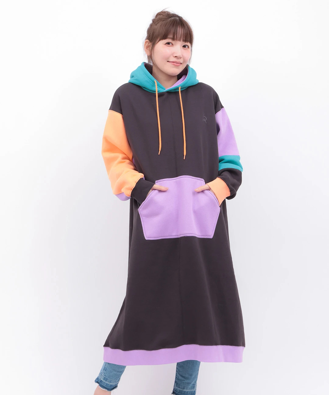 go slow caravan 裏起毛クレイジーパーカーワンピース【WEB限定