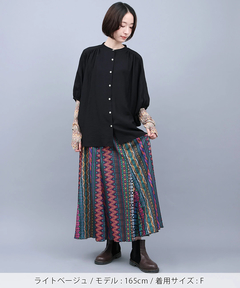 チチカカ |クシュクシュスリーブシアーTシャツ